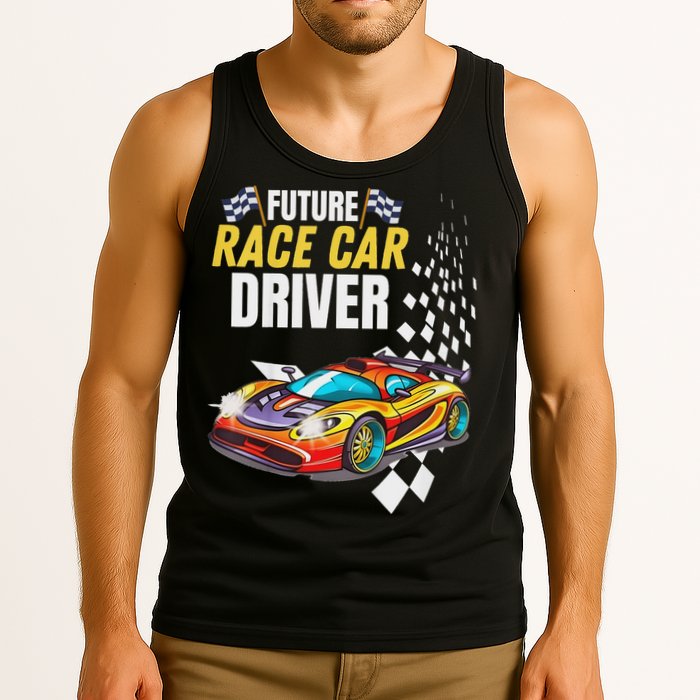 Funny Sarcastic Design Future Race Car Driver Tank Top