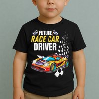 Funny Sarcastic Design Future Race Car Driver Toddler T-Shirt