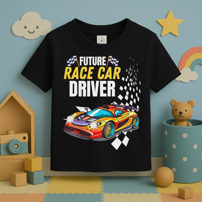 Funny Sarcastic Design Future Race Car Driver Toddler T-Shirt