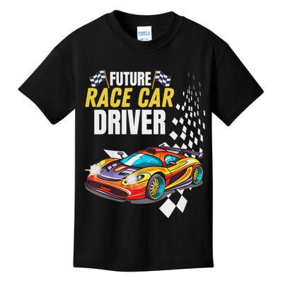 Funny Sarcastic Design Future Race Car Driver Kids T-Shirt
