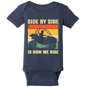 Funny SxS Design SxS UTV Side By Side Vehicle Baby Bodysuit