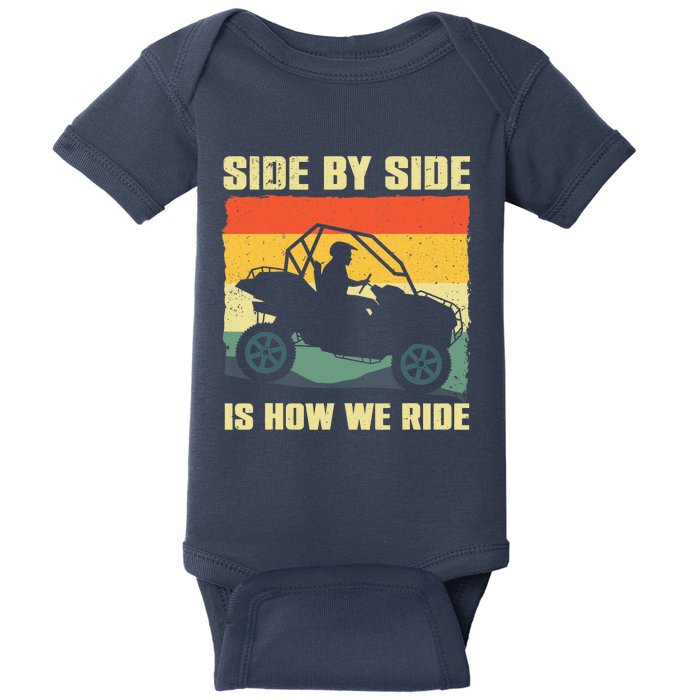 Funny SxS Design SxS UTV Side By Side Vehicle Baby Bodysuit