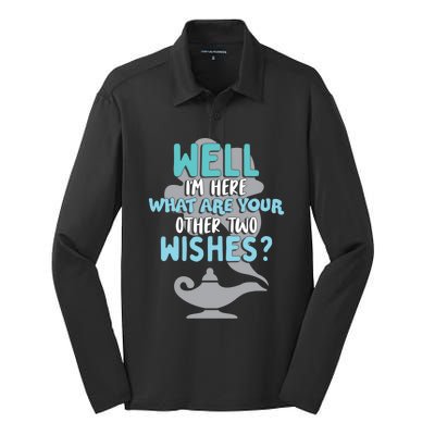 Funny Single Dating Cool Gift Silk Touch Performance Long Sleeve Polo