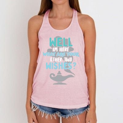 Funny Single Dating Cool Gift Women's Knotted Racerback Tank