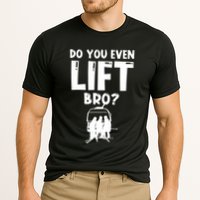 Funny Ski Do You Even Lift Snowboard Skiing Cooling Performance Crew T-Shirt