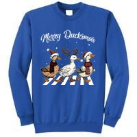 Funny Santa Duck Christmas Merry Ducksmas Duck Lover Xmas Cute Gift Sweatshirt