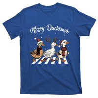 Funny Santa Duck Christmas Merry Ducksmas Duck Lover Xmas Cute Gift T-Shirt