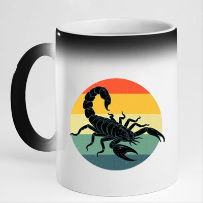 Funny Scorpion Design For Scorpio Lover Scorpion 11oz Black Color Changing Mug