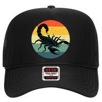 Funny Scorpion Design For Scorpio Lover Scorpion High Crown Mesh Back Trucker Hat