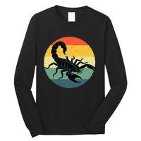 Funny Scorpion Design For Scorpio Lover Scorpion Long Sleeve Shirt