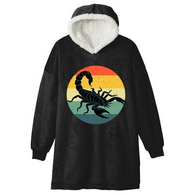 Funny Scorpion Design For Scorpio Lover Scorpion Hooded Wearable Blanket