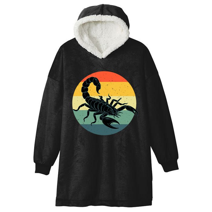 Funny Scorpion Design For Scorpio Lover Scorpion Hooded Wearable Blanket