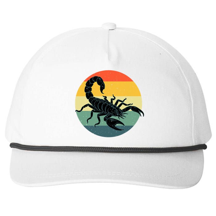 Funny Scorpion Design For Scorpio Lover Scorpion Snapback Five-Panel Rope Hat