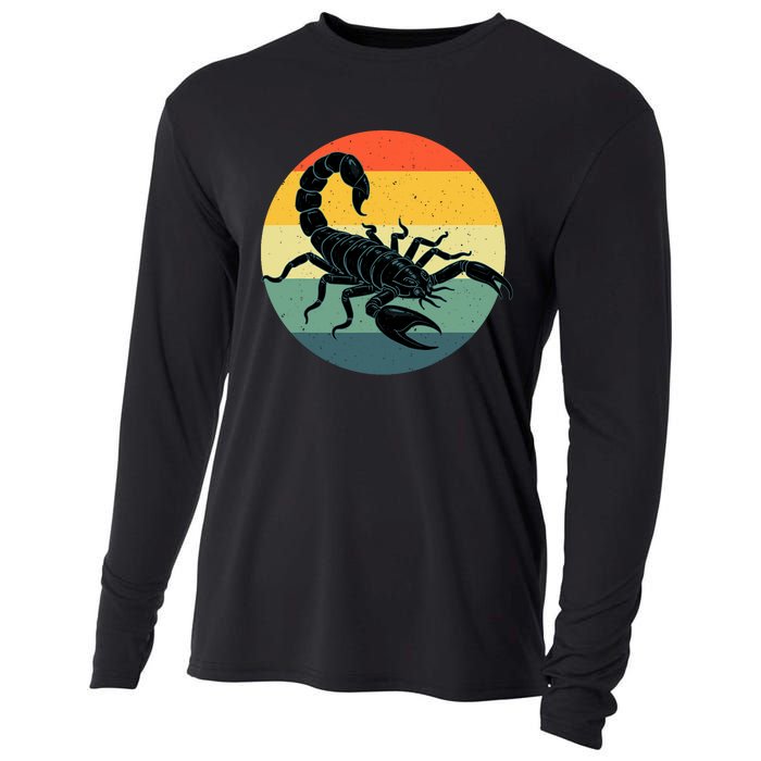 Funny Scorpion Design For Scorpio Lover Scorpion Cooling Performance Long Sleeve Crew