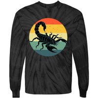 Funny Scorpion Design For Scorpio Lover Scorpion Tie-Dye Long Sleeve Shirt