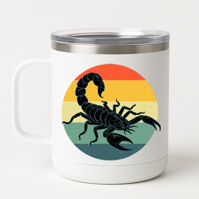 Funny Scorpion Design For Scorpio Lover Scorpion 12 oz Stainless Steel Tumbler Cup