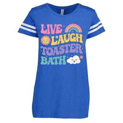 Funny Saying Dark Humor Live Laugh Toaster Bath Dread Enza Ladies Jersey Football T-Shirt