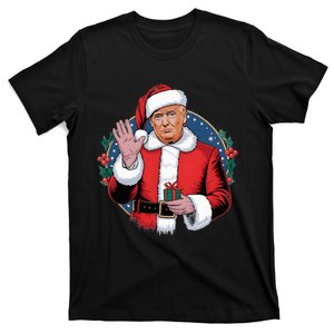 Funny Santa Donald Trump Christmas Political Election Humor T-Shirt