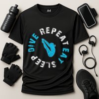 Funny Springboard Divers & Diving Board Game Gift Performance Shirt