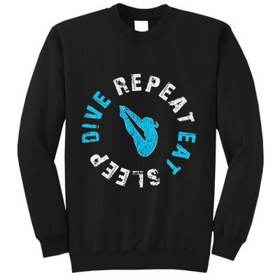 Funny Springboard Divers & Diving Board Game Gift Sweatshirt