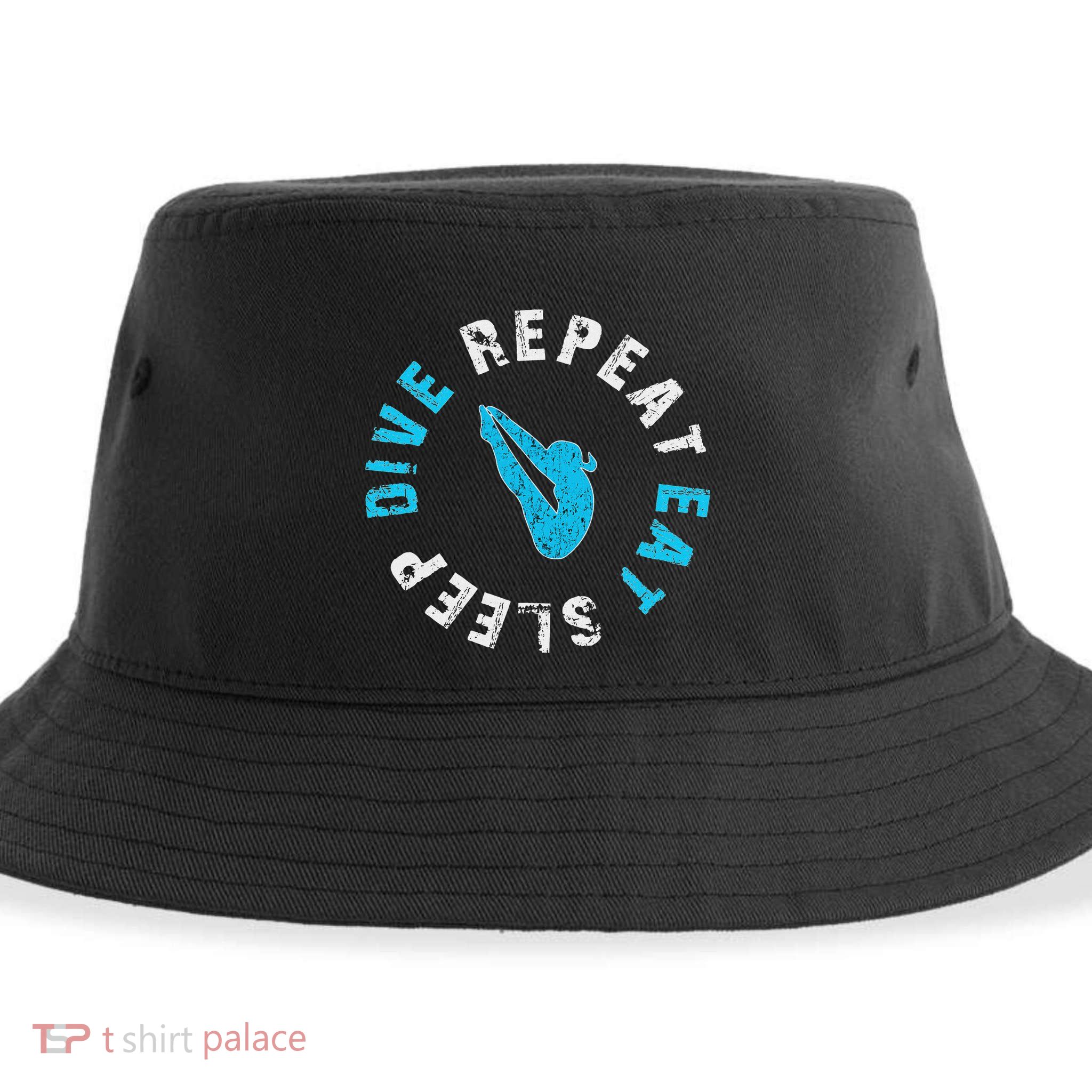 Funny Springboard Divers & Diving Board Game Gift Sustainable Bucket Hat