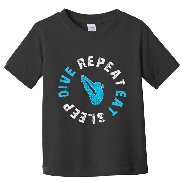 Funny Springboard Divers & Diving Board Game Gift Toddler T-Shirt
