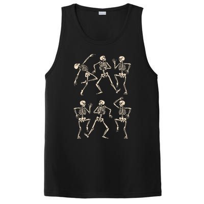 Funny Skeletons Dance Halloween PosiCharge Competitor Tank