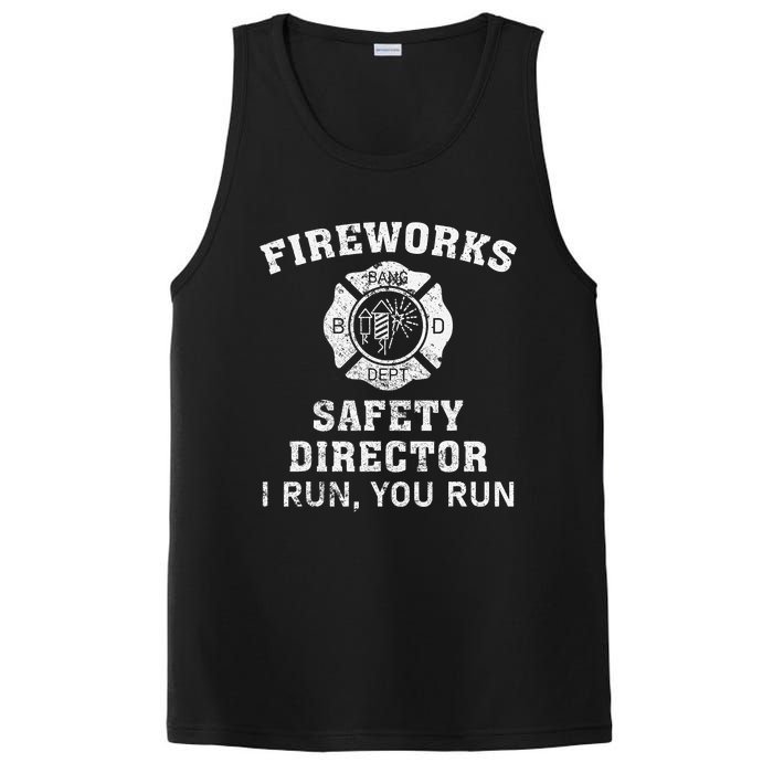 Fireworks Safety Director I Run You Run Bang PosiCharge Competitor Tank