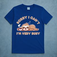 Funny Sloth Design Lazy Nap Humor Sloths Lover  T-Shirt