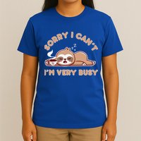 Funny Sloth Design Lazy Nap Humor Sloths Lover  T-Shirt