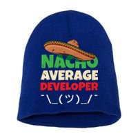 Funny Software Developer Pun Joke Programmer Coder Gift Short Acrylic Beanie