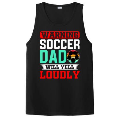 Funny Soccer Dad Will Yell Loudly PosiCharge Competitor Tank