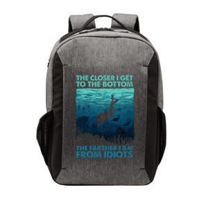 Funny Scuba Diving Themed Art For Women Scuba Diving Vector Backpack