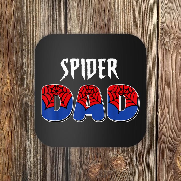 Funny Spider Dad Design Male Parents Spider Love Coaster