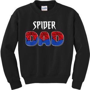 Funny Spider Dad Design Male Parents Spider Love Kids Sweatshirt