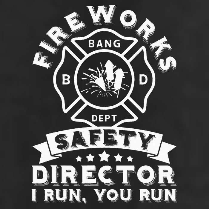 Fireworks Safety Director I Run You Run Bang Dept Patriotic Hat