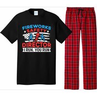 Fireworks Safety Director I Run You Run Funny 4th Of July Pajama Set