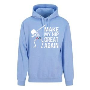 Funny Skelton Dapping Gift Hip Surgery Funny Hip Replacet Meaningful Gift Unisex Surf Hoodie