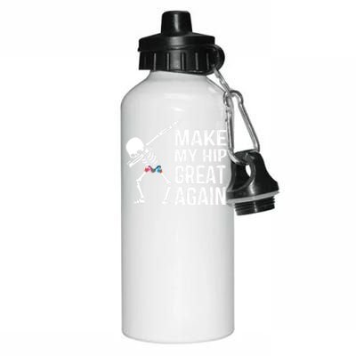 Funny Skelton Dapping Gift Hip Surgery Funny Hip Replacet Meaningful Gift Aluminum Water Bottle 