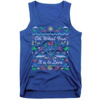 Funny Scuba Diving Ugly Christmas Party Gift Tank Top