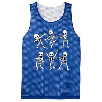 Funny Skeletons Dance Halloween Costume Mesh Reversible Basketball Jersey Tank