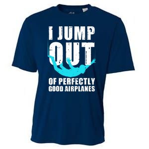 Funny Skydiving Design For Skydiver Skydive Lovers Cooling Performance Crew T-Shirt