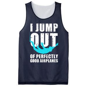 Funny Skydiving Design For Skydiver Skydive Lovers Mesh Reversible Basketball Jersey Tank