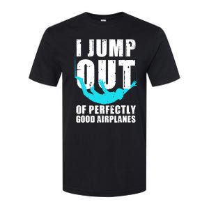 Funny Skydiving Design For Skydiver Skydive Lovers Softstyle CVC T-Shirt