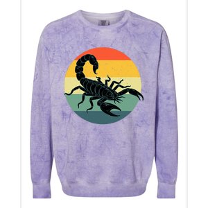 Funny Scorpion Design Scorpio Lover Scorpion Colorblast Crewneck Sweatshirt