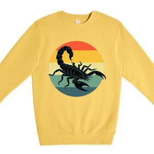 Funny Scorpion Design Scorpio Lover Scorpion Premium Crewneck Sweatshirt