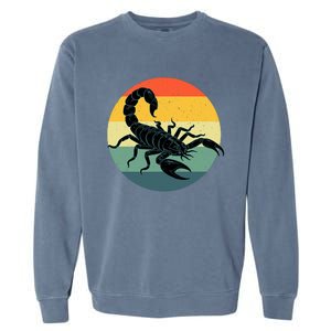 Funny Scorpion Design Scorpio Lover Scorpion Garment-Dyed Sweatshirt