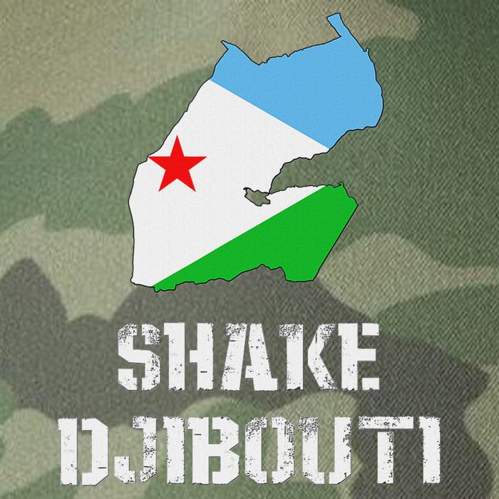 Funny Shake Djibouti Legacy Tie Dye Trucker Hat