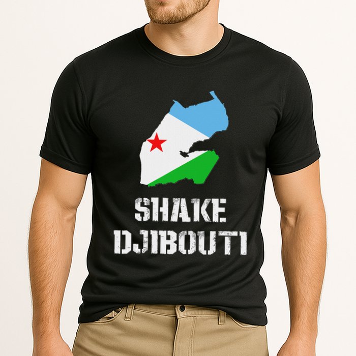 Funny Shake Djibouti Cooling Performance Crew T-Shirt