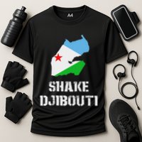 Funny Shake Djibouti Cooling Performance Crew T-Shirt